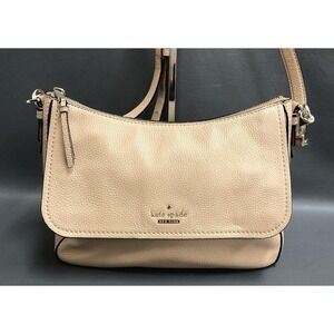 Kate Spade Jackson Street Colette Pebbled Leather Top Zip Shoulder Bag